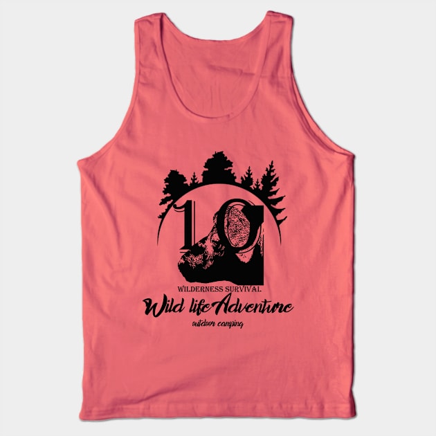 wild life adventure - camping outdoor Tank Top by The Bombay Brands Pvt Ltd